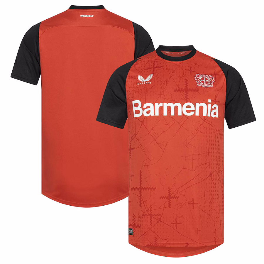 Bayer Leverkusen Castore home jersey 2024-25